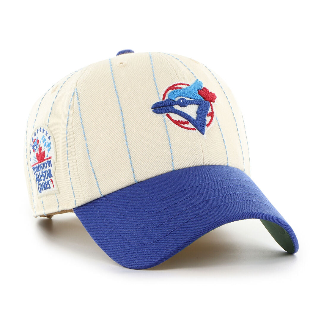 Toronto Blue Jays Rawlings '47 Brand Pinstripe Clean Up Hat - Rawlings