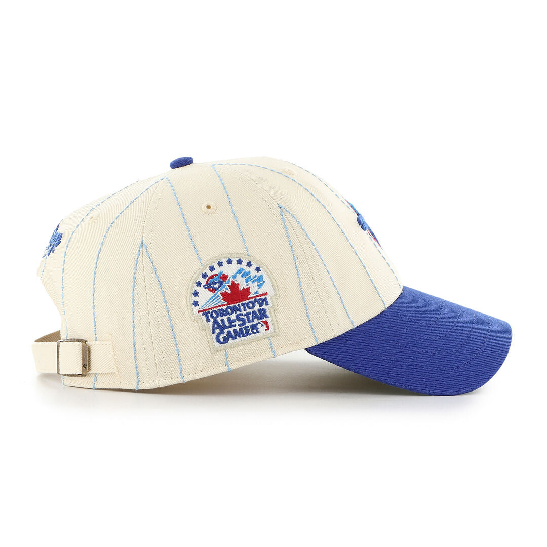 Toronto Blue Jays Rawlings '47 Brand Pinstripe Clean Up Hat - Rawlings