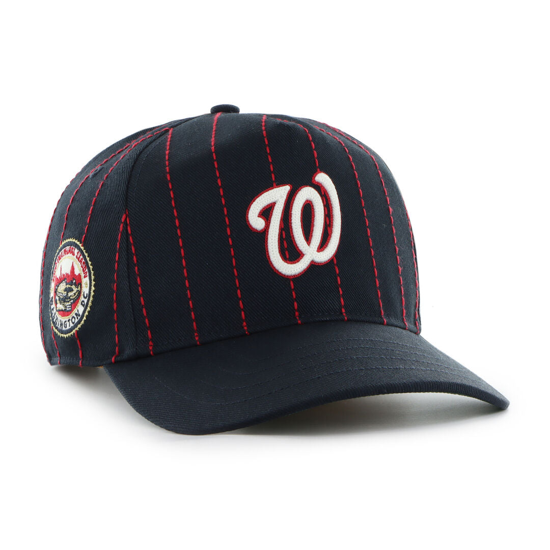 Washington Nationals Rawlings '47 Brand Pinstripe Hitch Hat - Rawlings