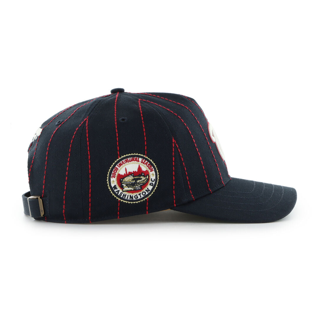 Washington Nationals Rawlings '47 Brand Pinstripe Hitch Hat - Rawlings