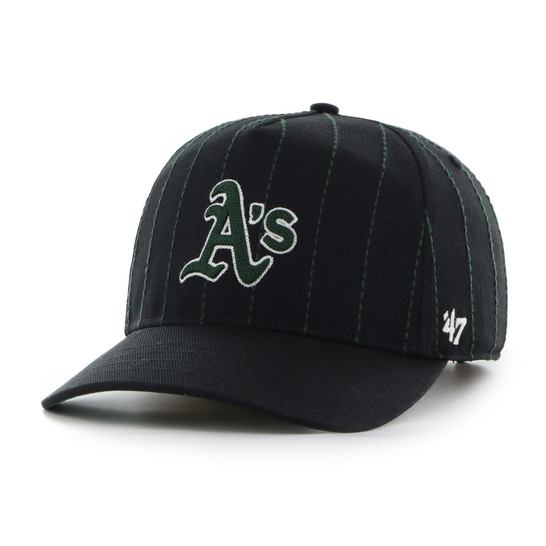 Athletics Baseball Rawlings '47 Brand Pinstripe Hitch Hat - Rawlings