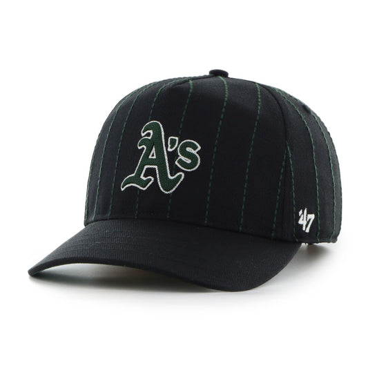 Athletics Baseball Rawlings '47 Brand Pinstripe Hitch Hat - Rawlings