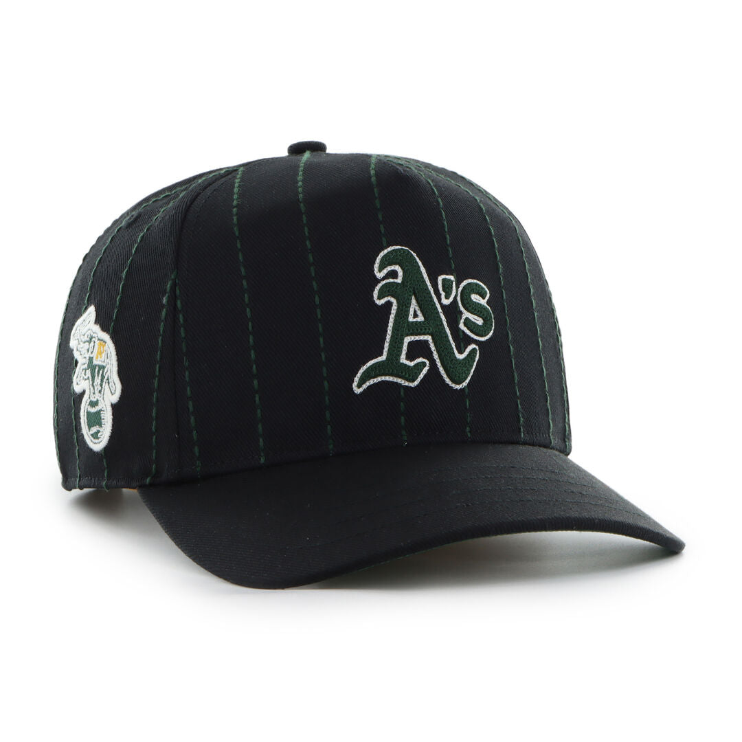 Athletics Baseball Rawlings '47 Brand Pinstripe Hitch Hat - Rawlings