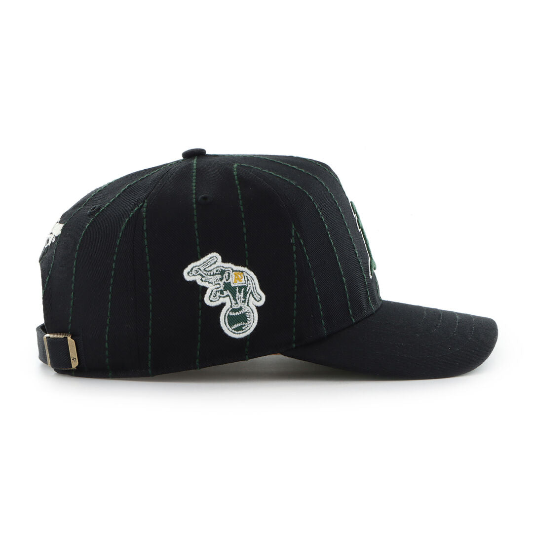 Athletics Baseball Rawlings '47 Brand Pinstripe Hitch Hat - Rawlings