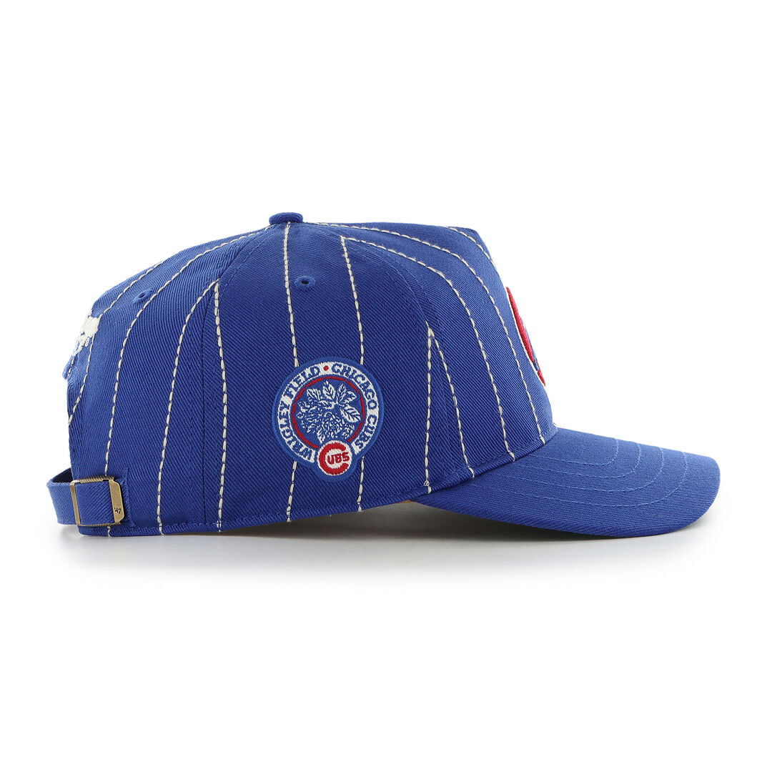 Chicago Cubs Rawlings '47 Brand Pinstripe Hitch Hat - Rawlings