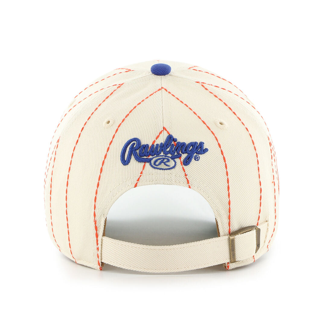 New York Mets Rawlings '47 Brand Pinstripe Clean Up Hat - Rawlings