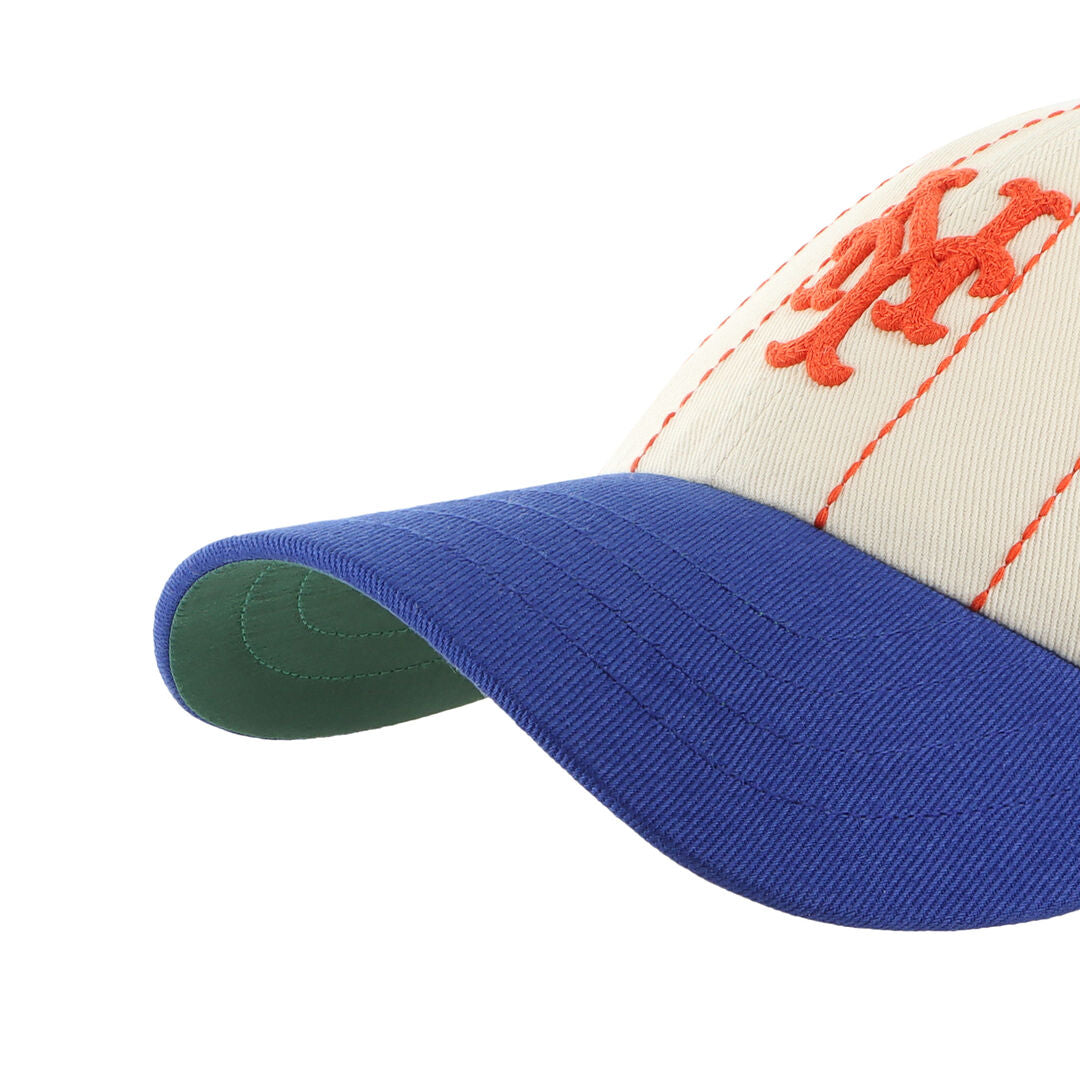 New York Mets Rawlings '47 Brand Pinstripe Clean Up Hat - Rawlings
