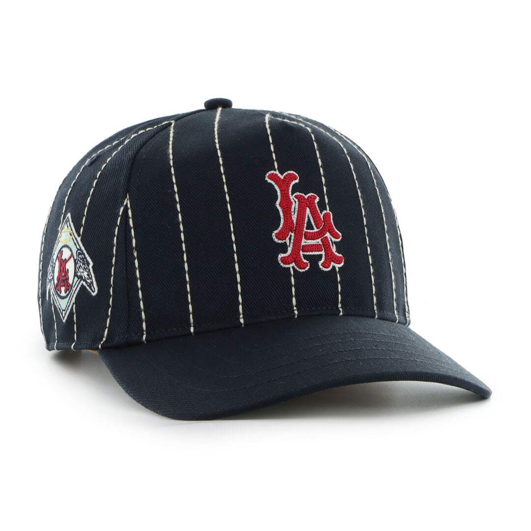 Los Angeles Angels Rawlings '47 Brand Pinstripe Hitch Hat - Rawlings