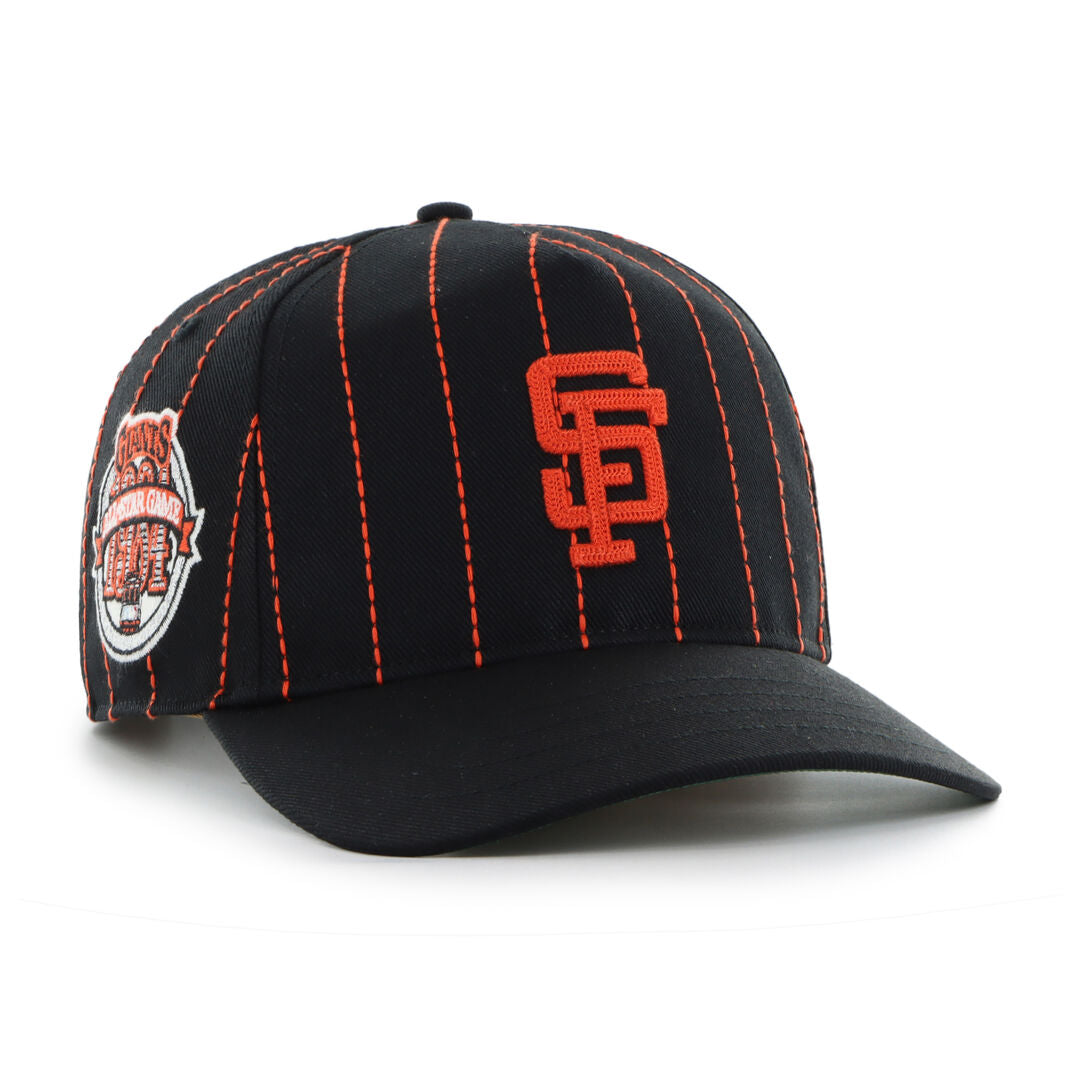 San Francisco Giants Rawlings '47 Brand Pinstripe Hitch Hat - Rawlings
