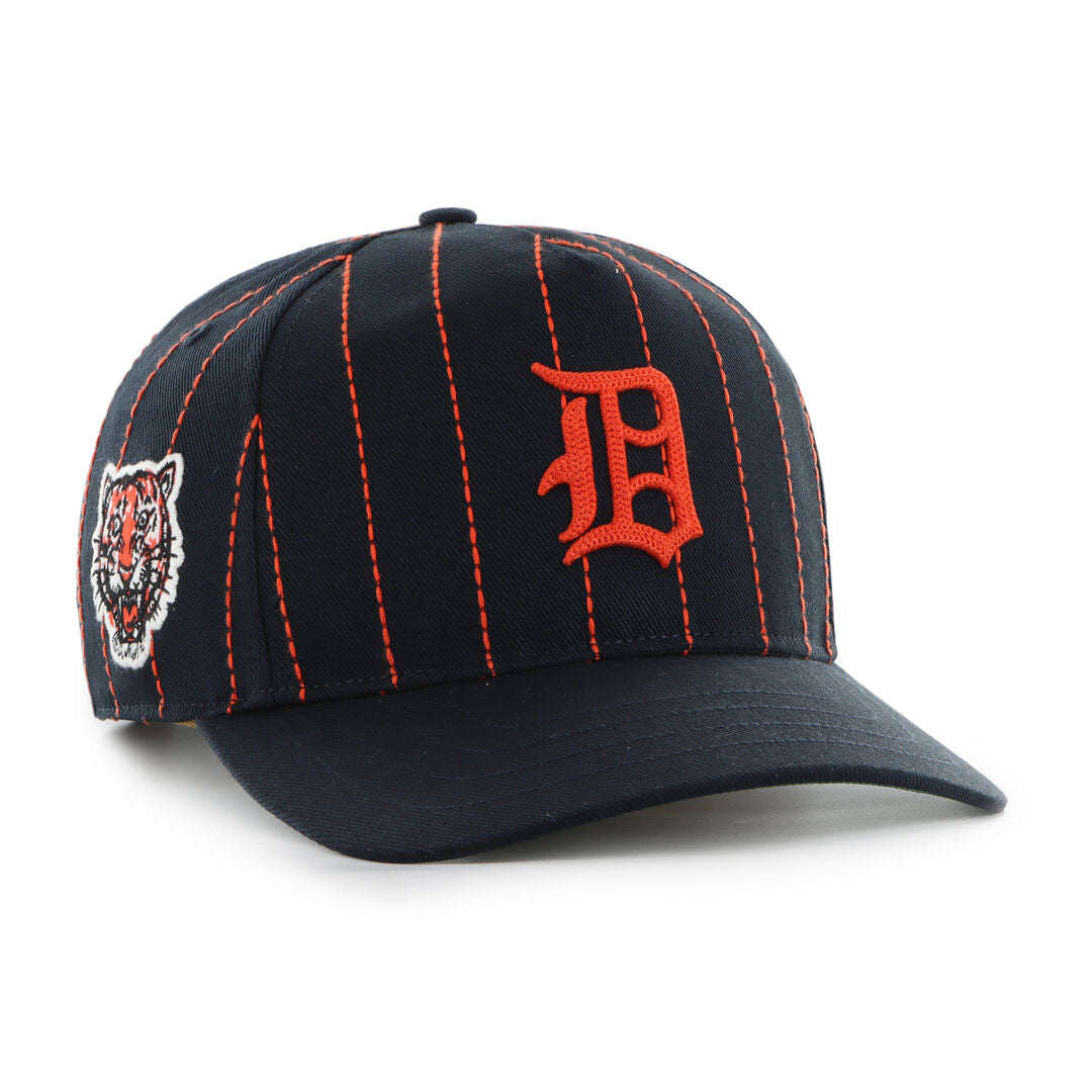 Detroit Tigers Rawlings '47 Brand Pinstripe Hitch Hat - Rawlings