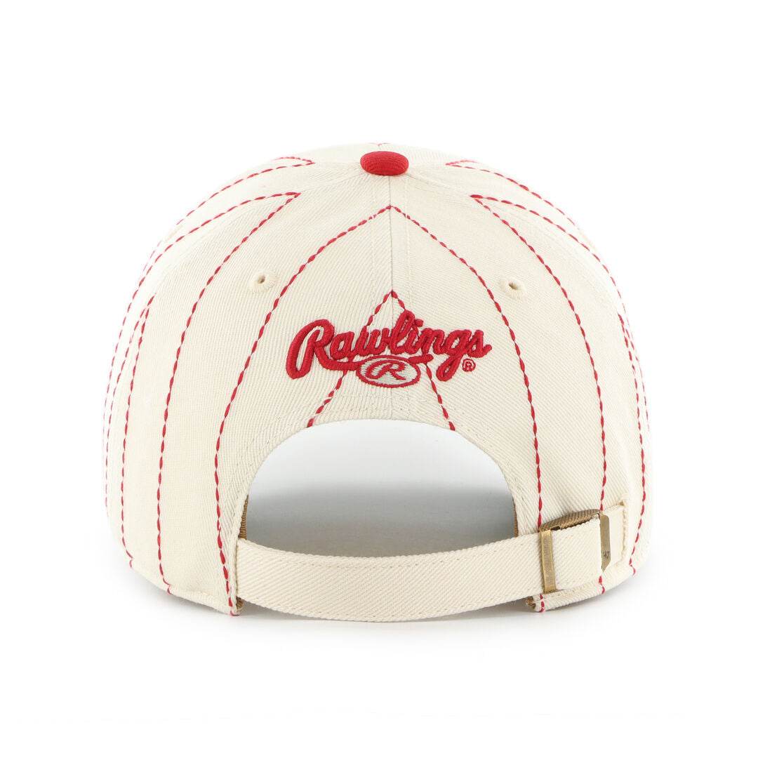Cincinnati Reds Rawlings '47 Brand Pinstripe Clean Up Hat - Rawlings