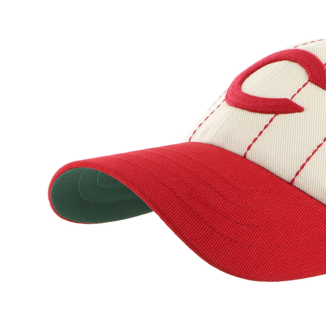 Cincinnati Reds Rawlings '47 Brand Pinstripe Clean Up Hat - Rawlings