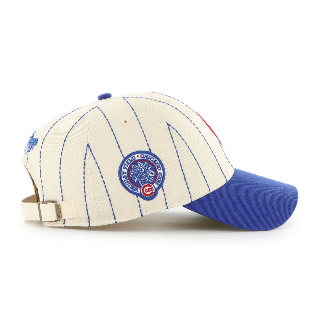 Chicago Cubs Rawlings '47 Brand Pinstripe Clean Up Hat - Rawlings
