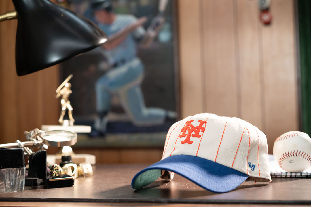 Chicago Cubs Rawlings '47 Brand Pinstripe Clean Up Hat - Rawlings
