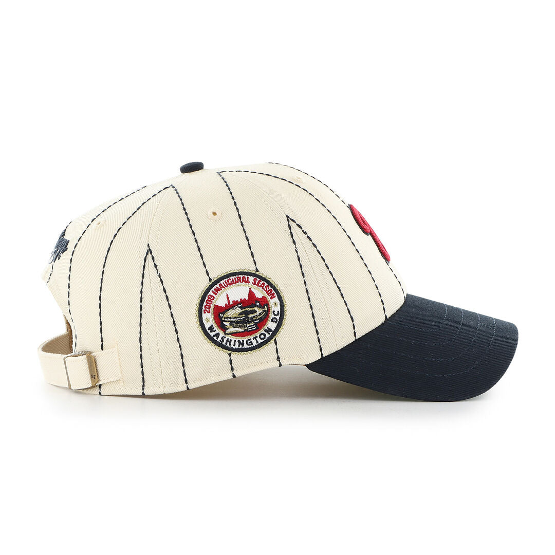 Washington Nationals Rawlings '47 Brand Pinstripe Clean Up Hat - Rawlings