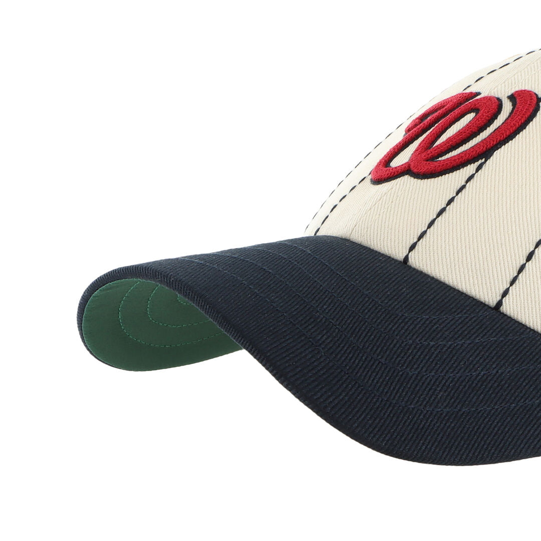 Washington Nationals Rawlings '47 Brand Pinstripe Clean Up Hat - Rawlings