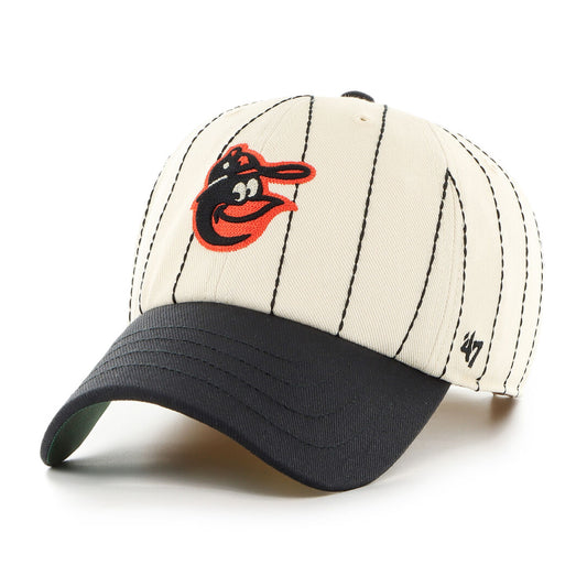 Baltimore Orioles Rawlings '47 Brand Pinstripe Clean Up Hat - Rawlings