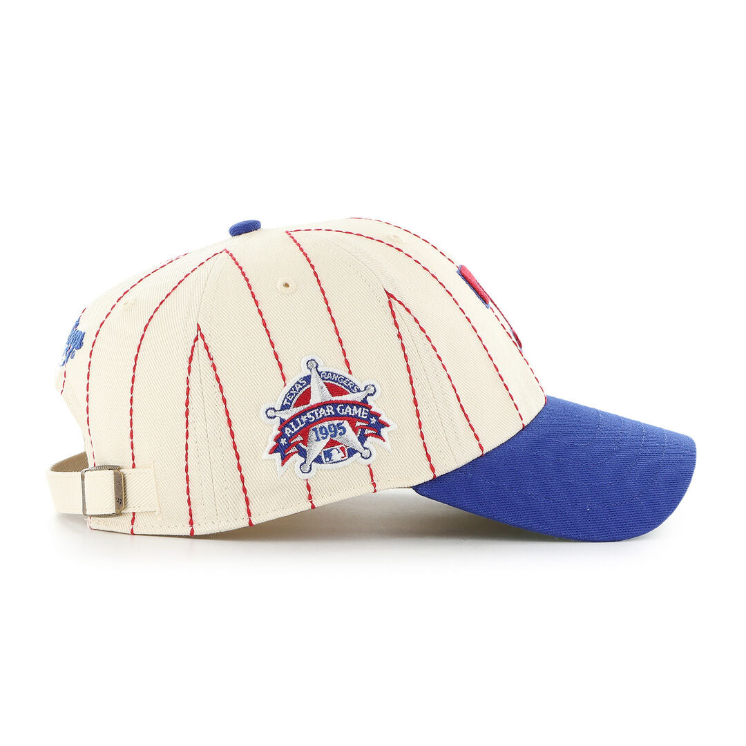 Texas Rangers Rawlings '47 Brand Pinstripe Clean Up Hat - Rawlings