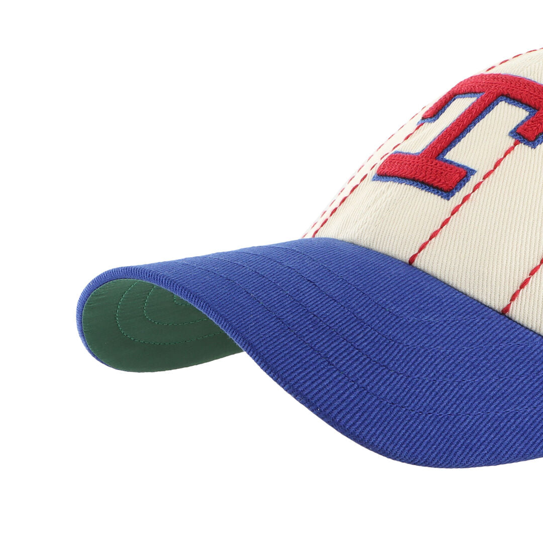 Texas Rangers Rawlings '47 Brand Pinstripe Clean Up Hat - Rawlings