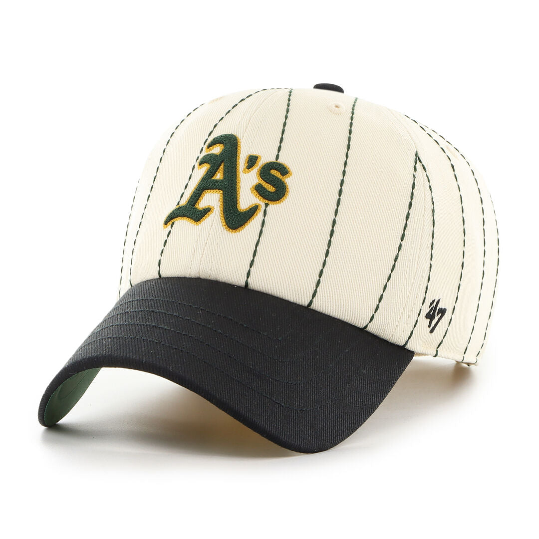 Athletics Baseball Rawlings '47 Brand Pinstripe Clean Up Hat - Rawlings
