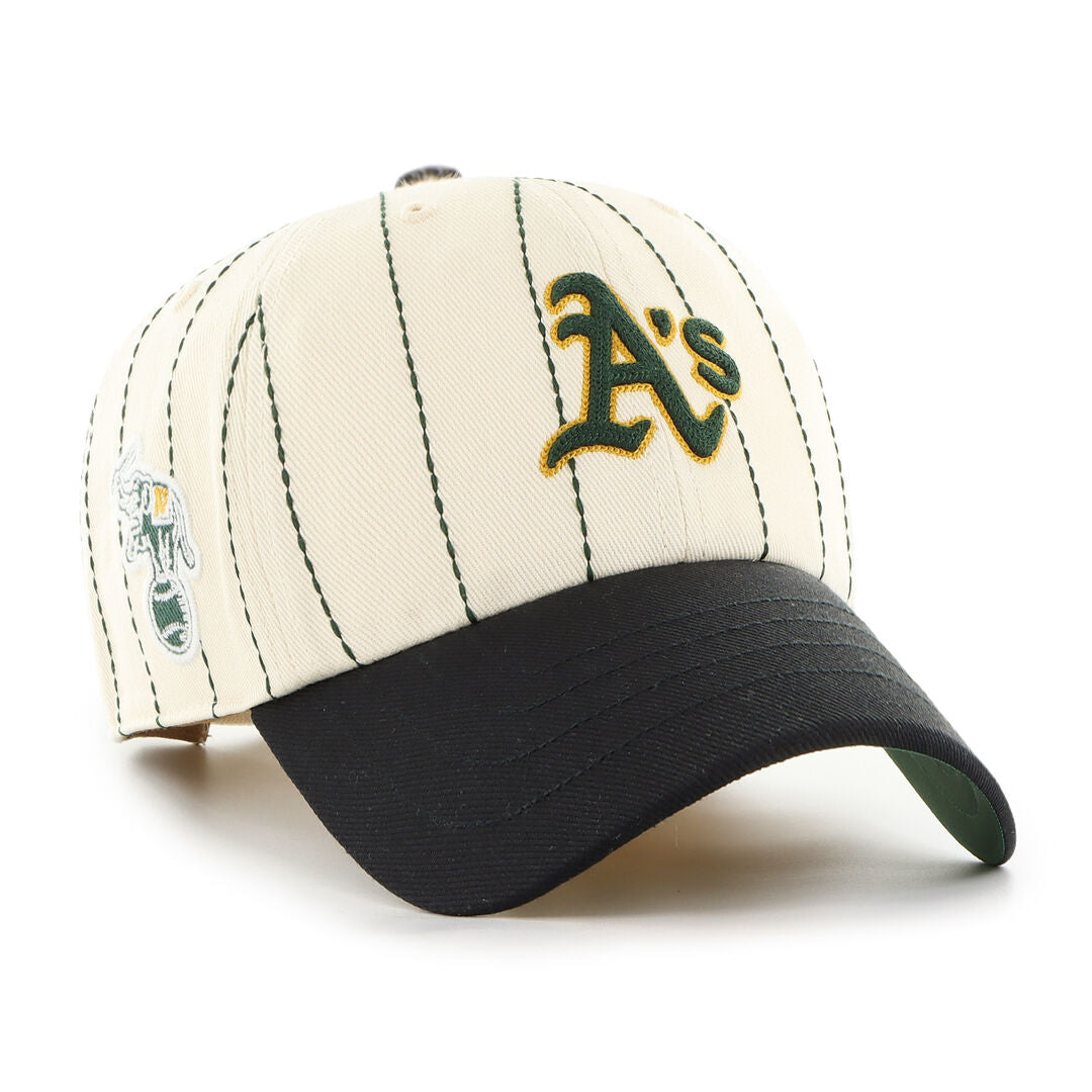 Athletics Baseball Rawlings '47 Brand Pinstripe Clean Up Hat - Rawlings