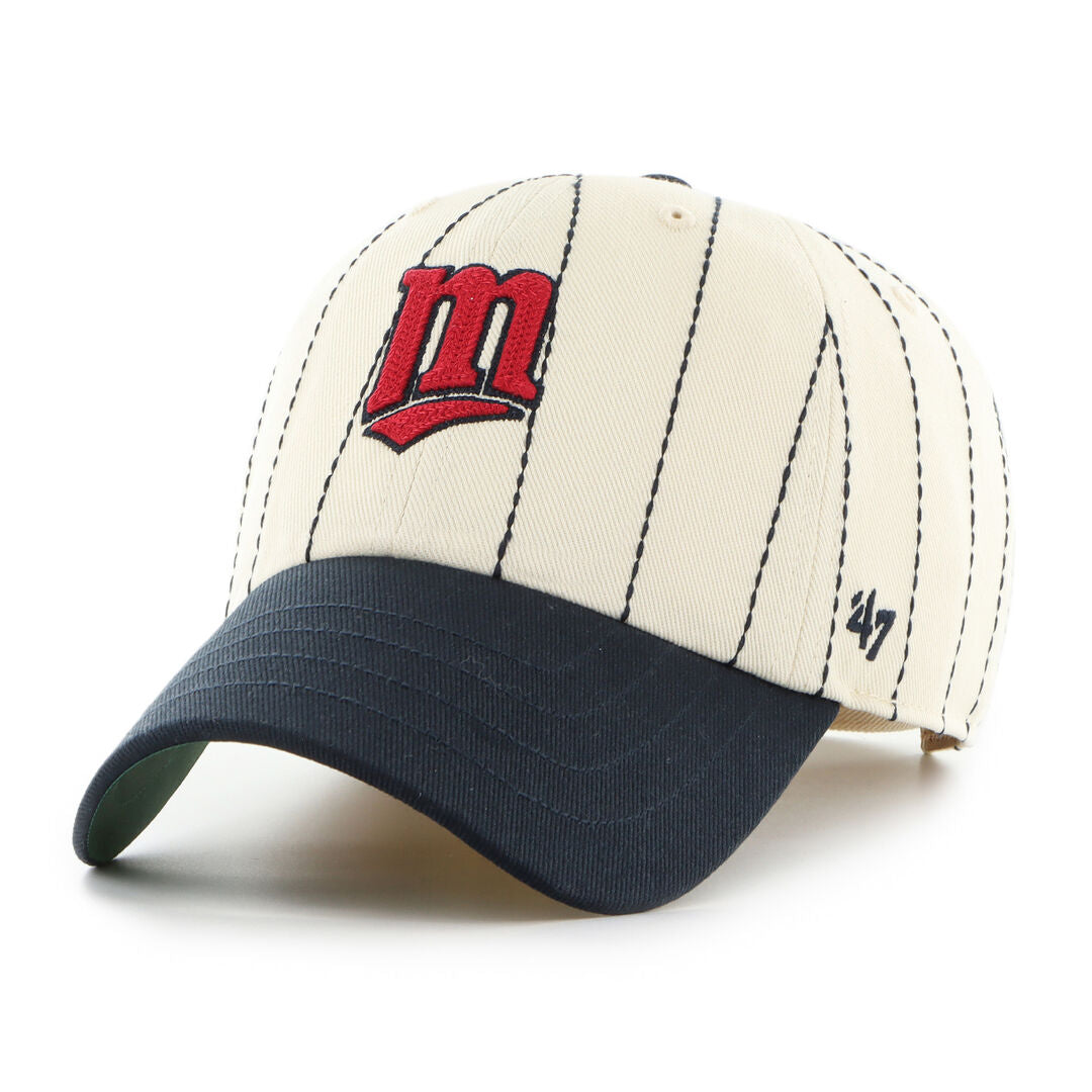 Minnesota Twins Rawlings '47 Brand Pinstripe Clean Up Hat - Rawlings
