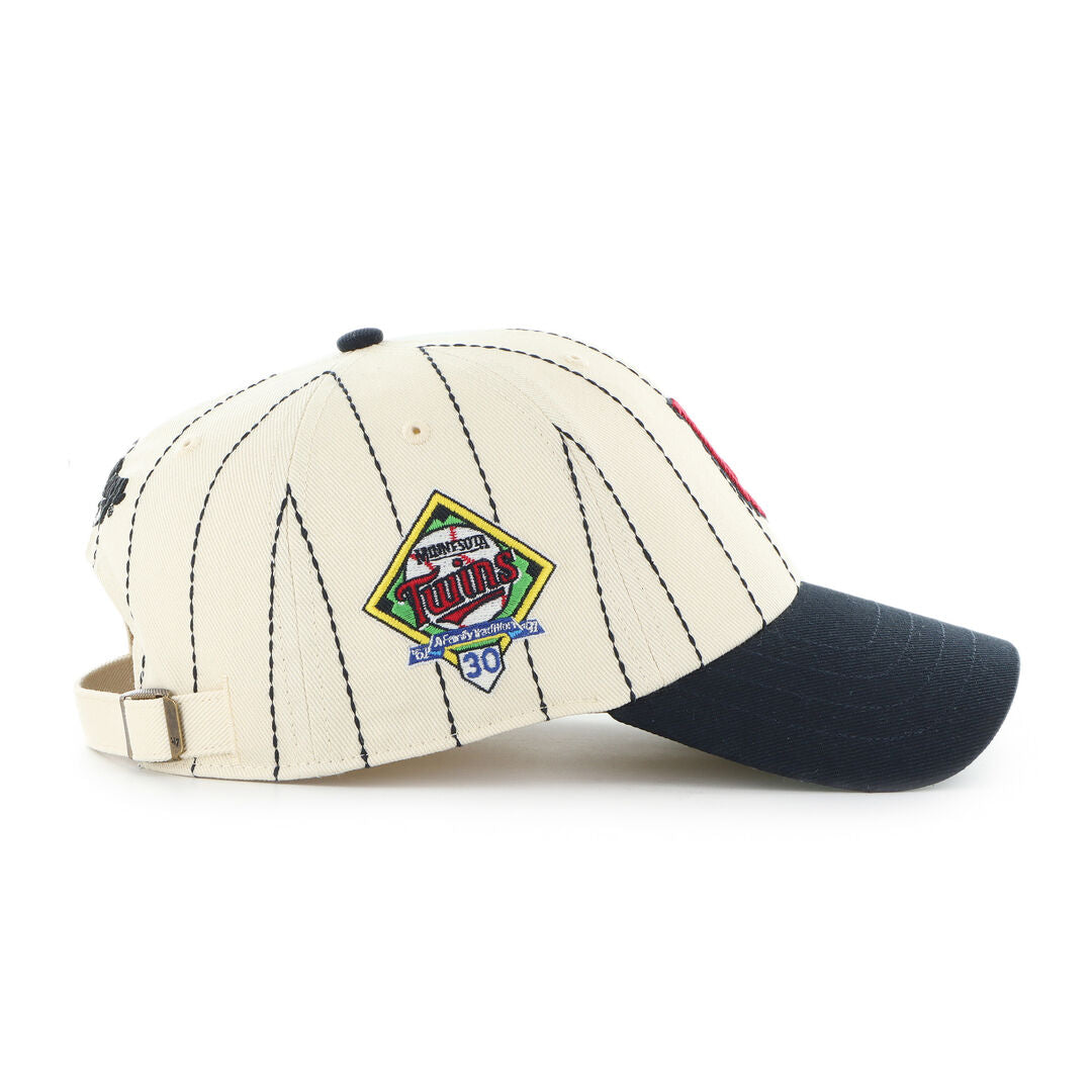 Minnesota Twins Rawlings '47 Brand Pinstripe Clean Up Hat - Rawlings