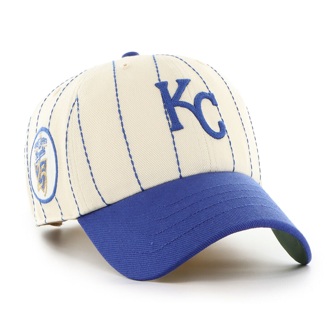Kansas City Royals Rawlings '47 Brand Pinstripe Clean Up Hat - Rawlings