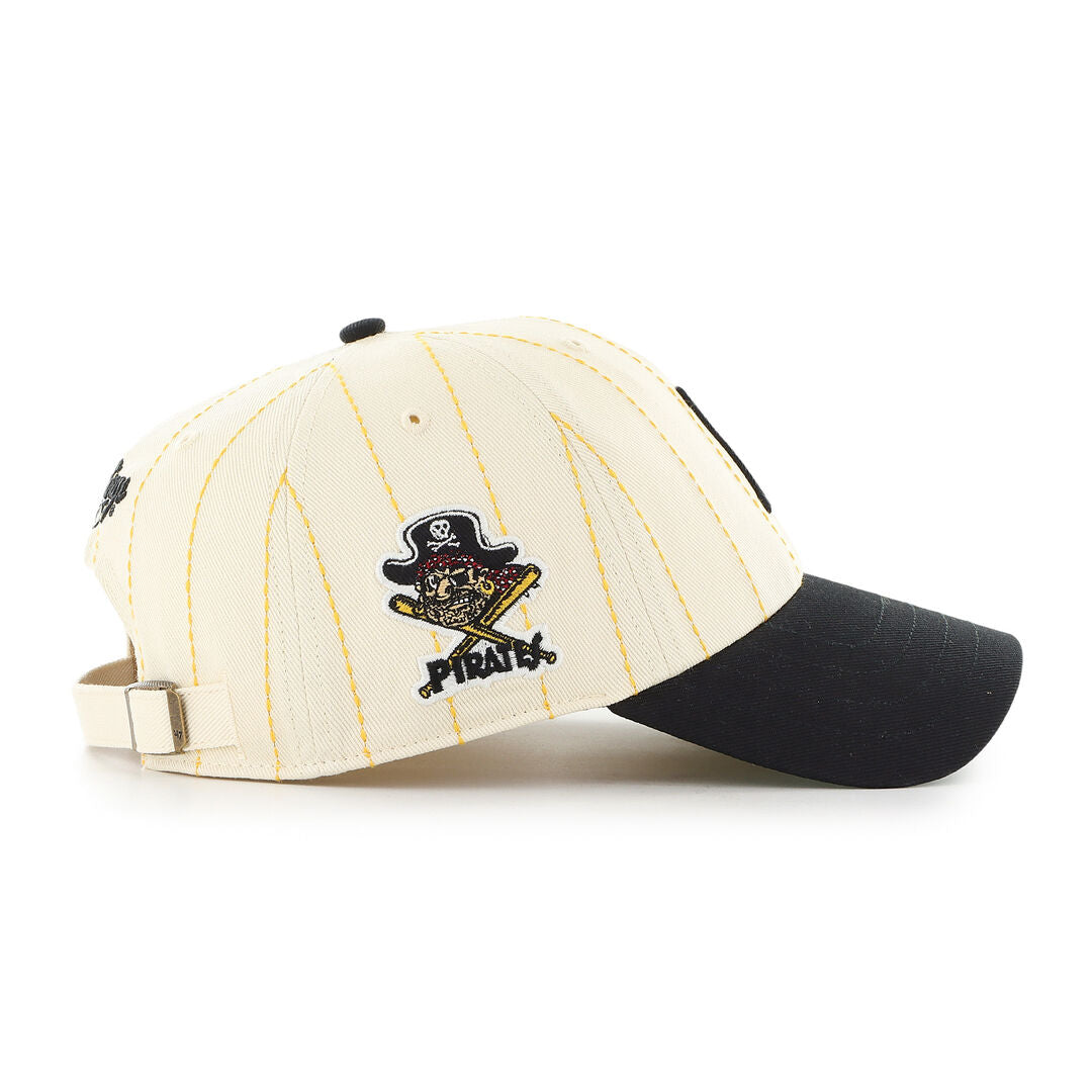 Pittsburgh Pirates Rawlings '47 Brand Pinstripe Clean Up Hat - Rawlings