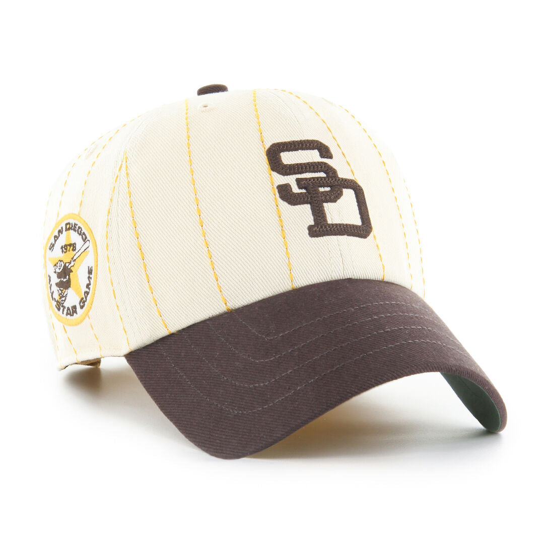 San Diego Padres Rawlings '47 Brand Pinstripe Clean Up Hat - Rawlings