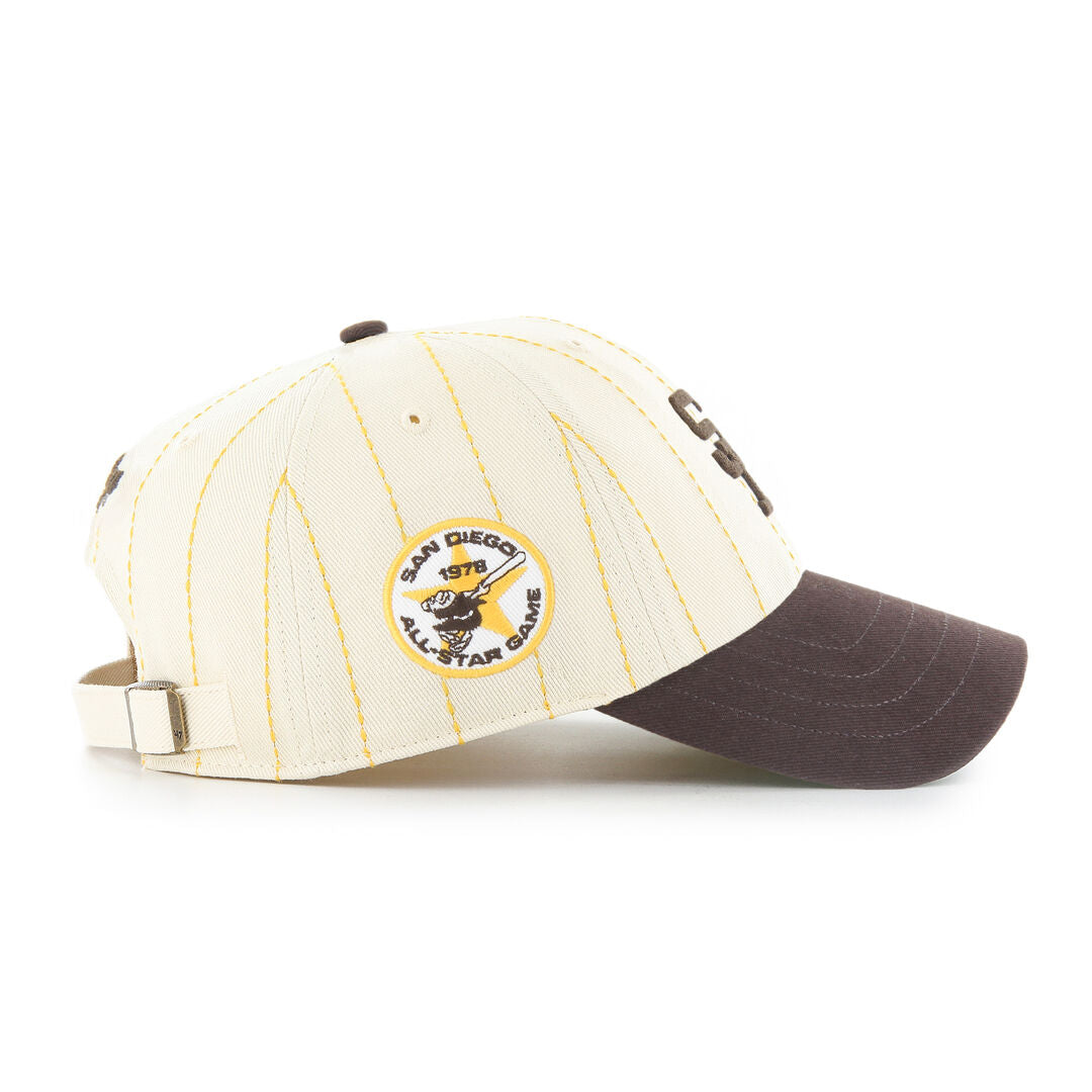 San Diego Padres Rawlings '47 Brand Pinstripe Clean Up Hat - Rawlings