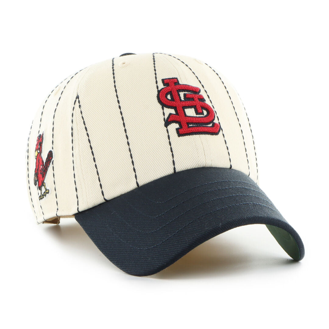 St. Louis Cardinals Rawlings '47 Brand Pinstripe Clean Up Hat - Rawlings