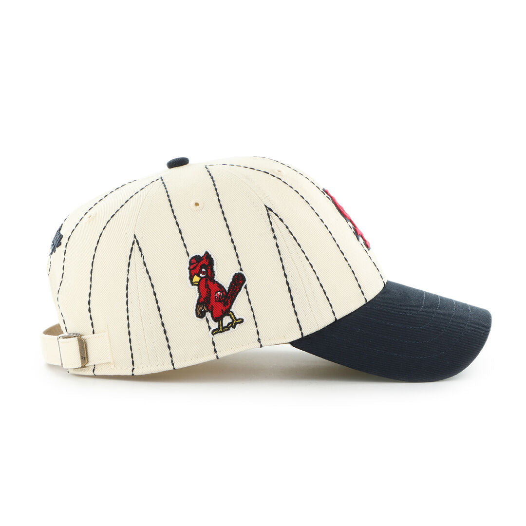St. Louis Cardinals Rawlings '47 Brand Pinstripe Clean Up Hat - Rawlings