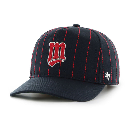Minnesota Twins Rawlings '47 Brand Pinstripe Hitch Hat - Rawlings