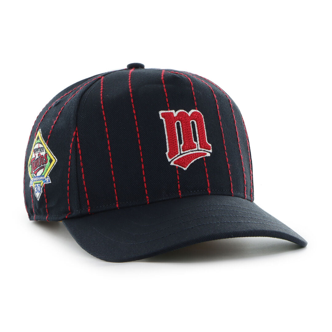 Minnesota Twins Rawlings '47 Brand Pinstripe Hitch Hat - Rawlings