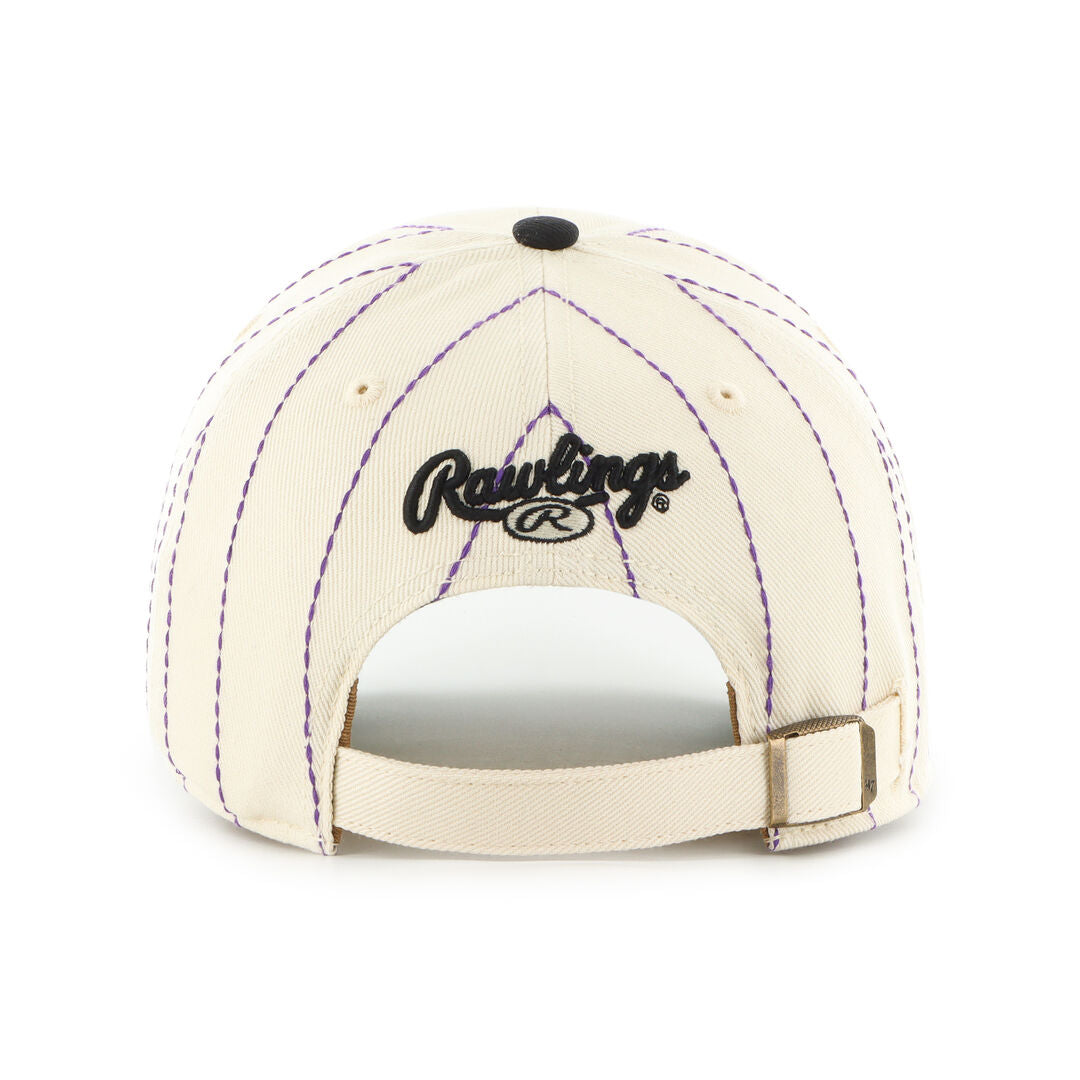 Colorado Rockies Rawlings '47 Brand Pinstripe Clean Up Hat - Rawlings