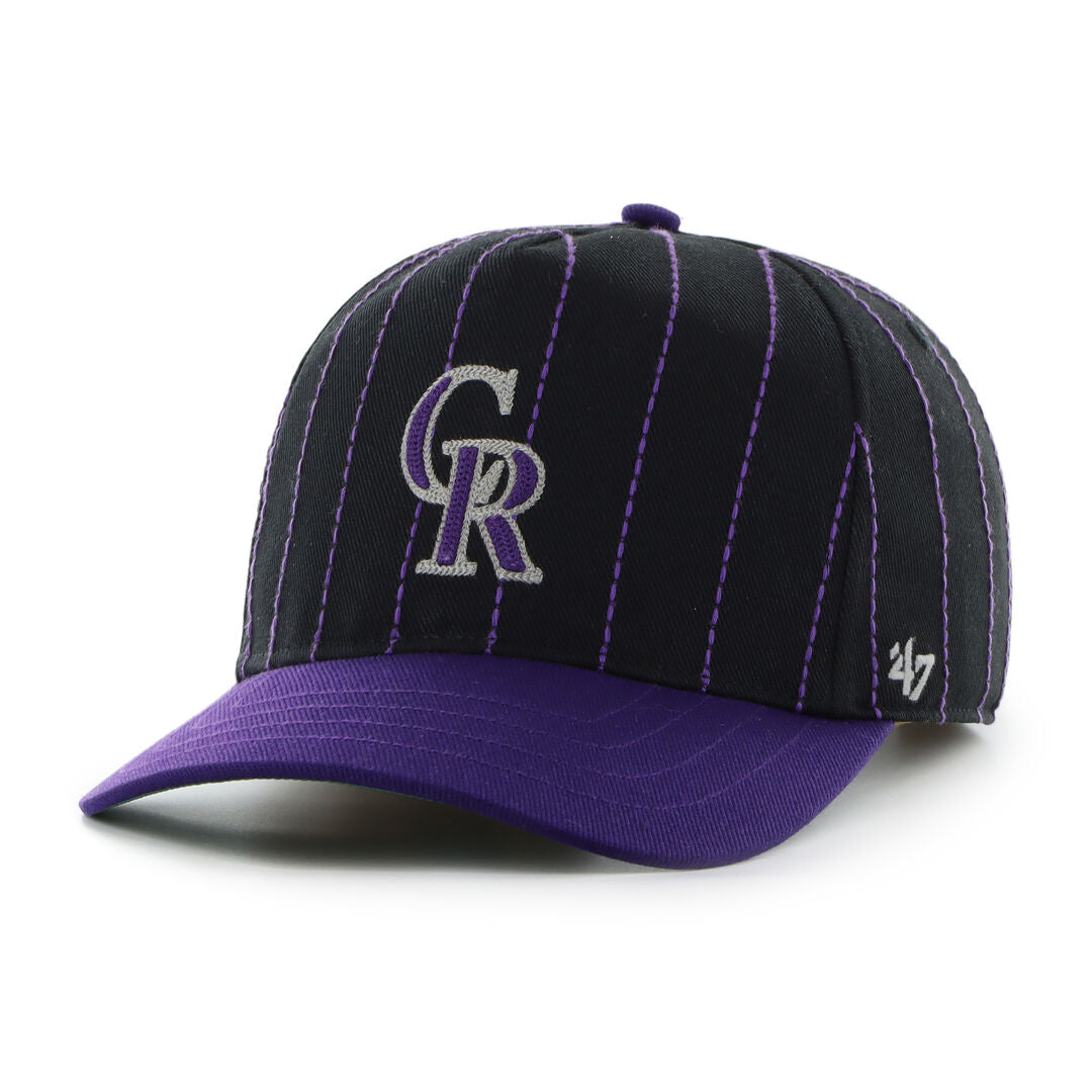 Colorado Rockies Rawlings '47 Brand Pinstripe Hitch Hat - Rawlings