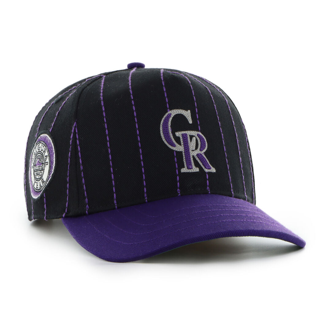 Colorado Rockies Rawlings '47 Brand Pinstripe Hitch Hat - Rawlings