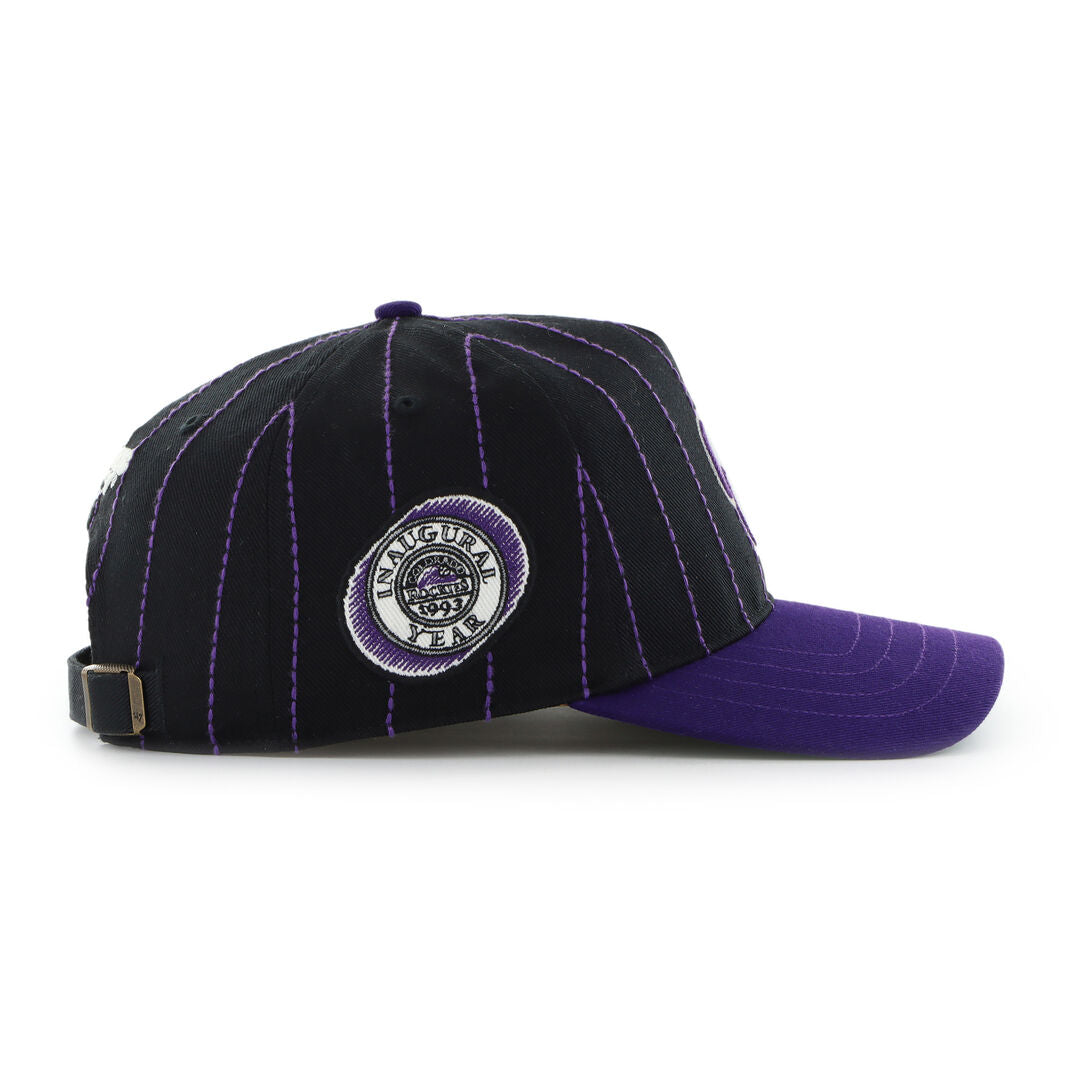Colorado Rockies Rawlings '47 Brand Pinstripe Hitch Hat - Rawlings