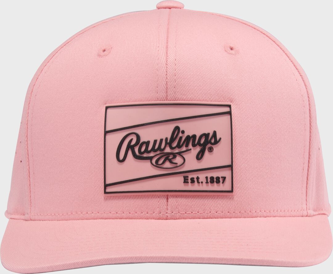 Rawlings Peach Performance Curved Bill Snapback Hat - Rawlings