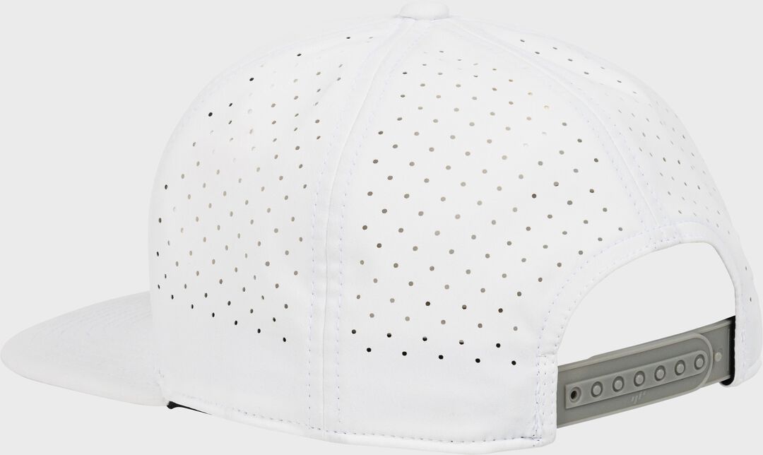 Rawlings White Home Plate Performance Flat Bill Snapback Hat - Rawlings