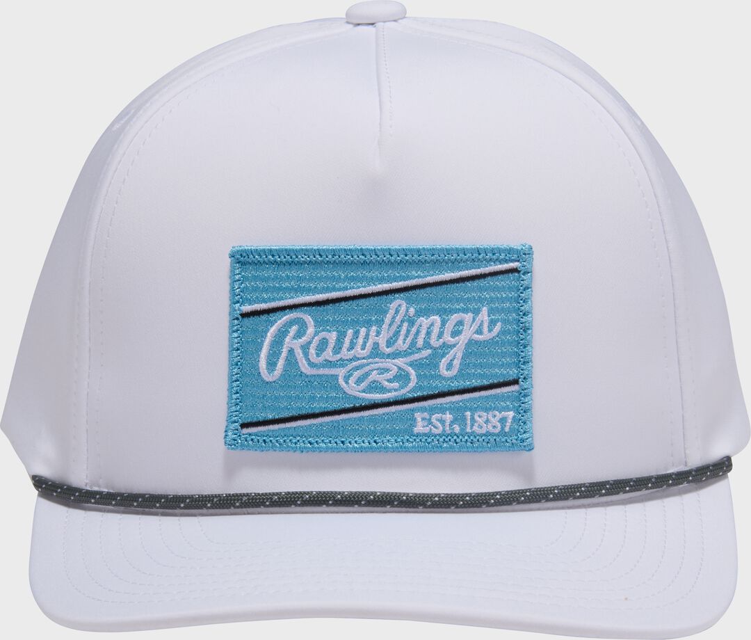 Rawlings White/Columbia Blue ColorSync Rope Hat - Rawlings