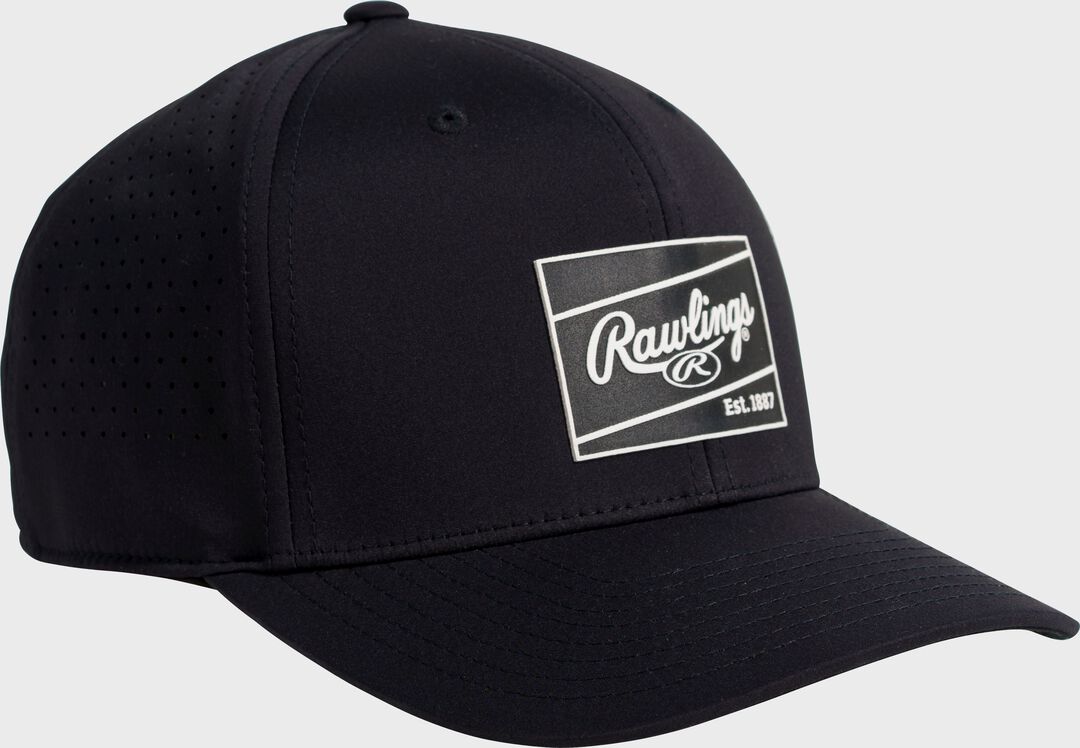 Rawlings Performance Snapback Hat Black - Rawlings