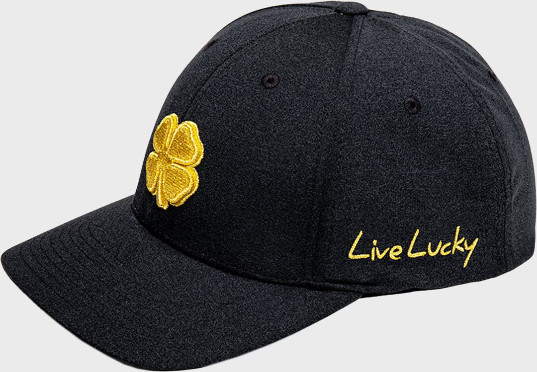 Rawlings Black Clover Gold Glove Fitted Hat - Rawlings