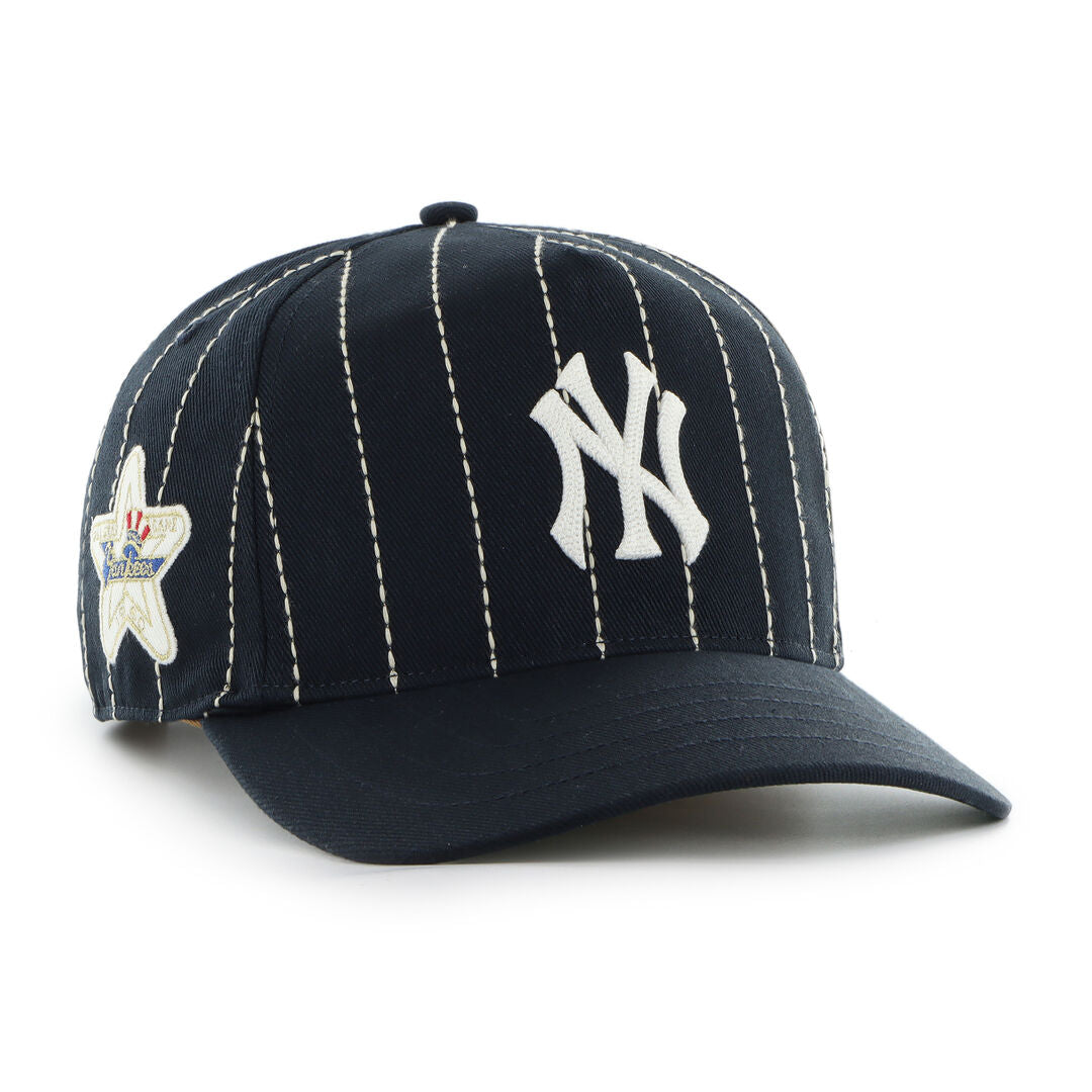 New York Yankees Rawlings '47 Brand Pinstripe Hitch Hat - Rawlings