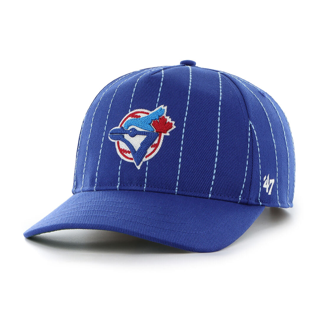 Toronto Blue Jays Rawlings '47 Brand Pinstripe Hitch Hat - Rawlings