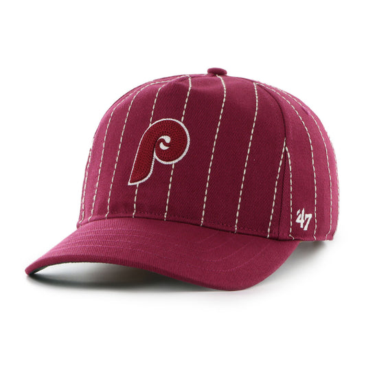 Philadelphia Phillies Rawlings '47 Brand Pinstripe Hitch Hat - Rawlings