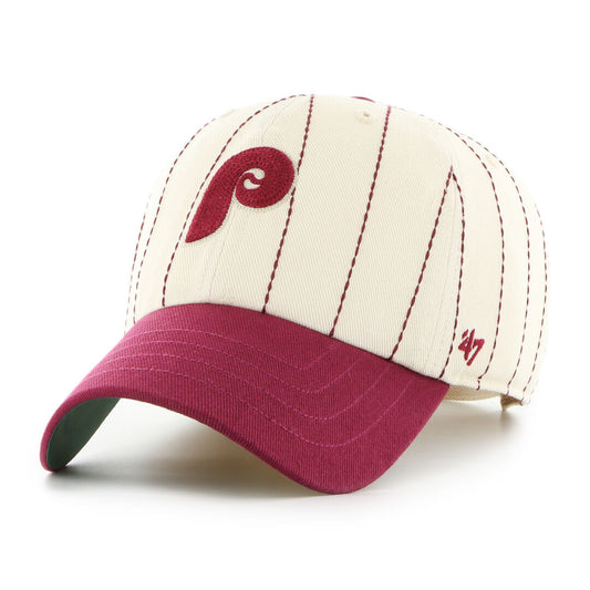 Philadelphia Phillies Rawlings '47 Brand Pinstripe Clean Up Hat - Rawlings