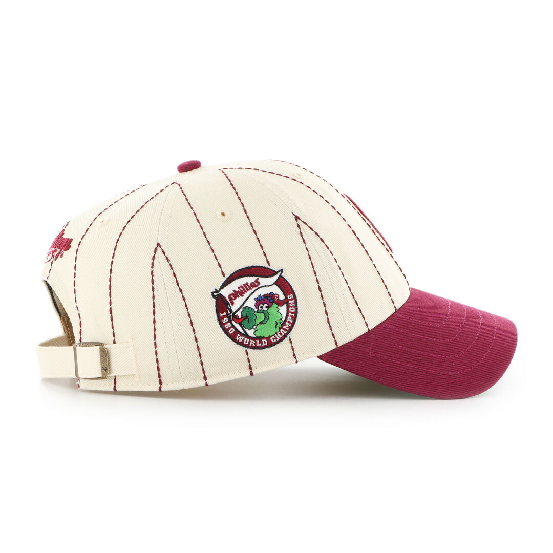 Philadelphia Phillies Rawlings '47 Brand Pinstripe Clean Up Hat - Rawlings