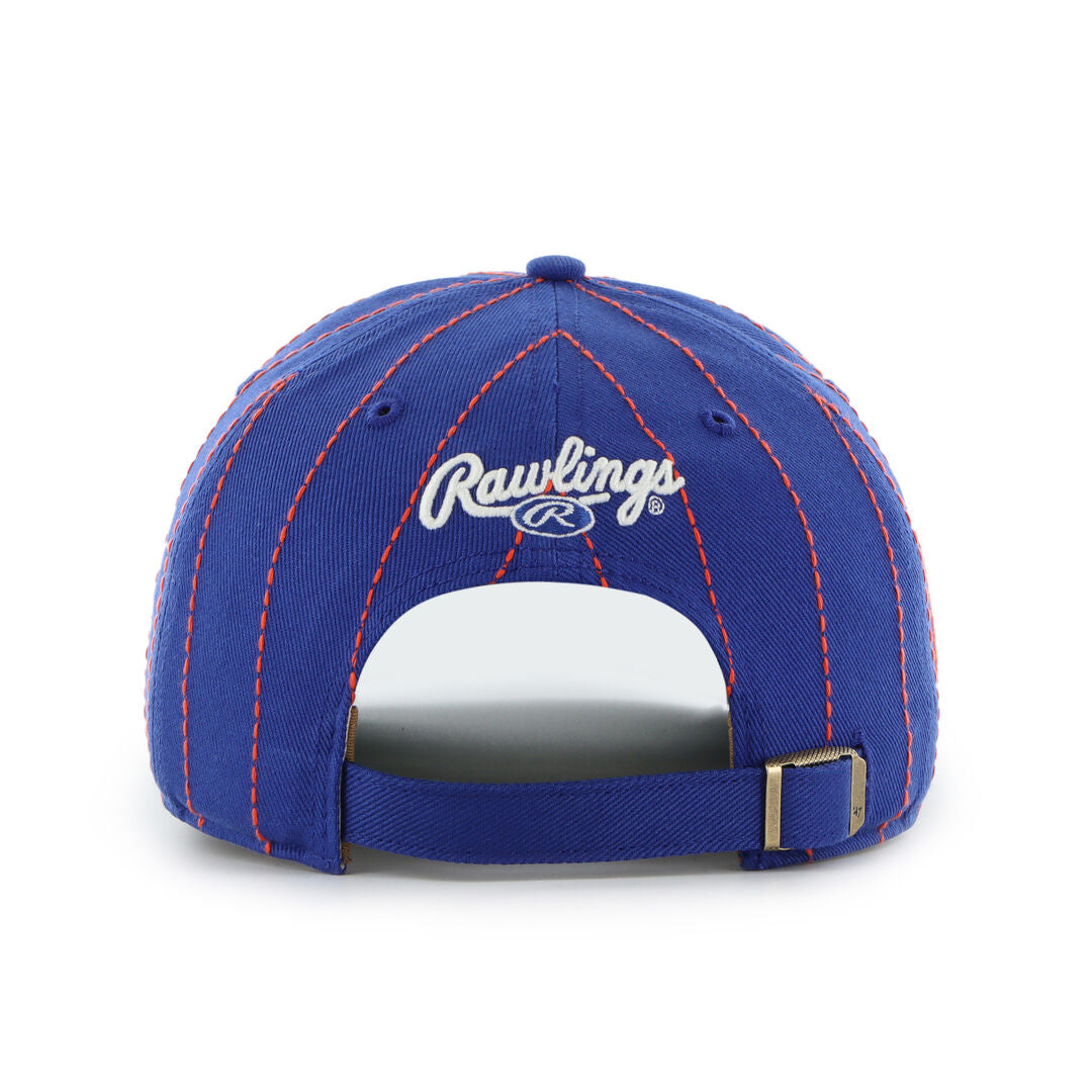 New York Mets Rawlings '47 Brand Pinstripe Hitch Hat - Rawlings